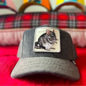 Goorin Farm Hat Taka Chilla Pilla Chill Pill Softy Mouse Chinchilla Rat Rodent